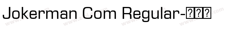 Jokerman Com Regular字体转换